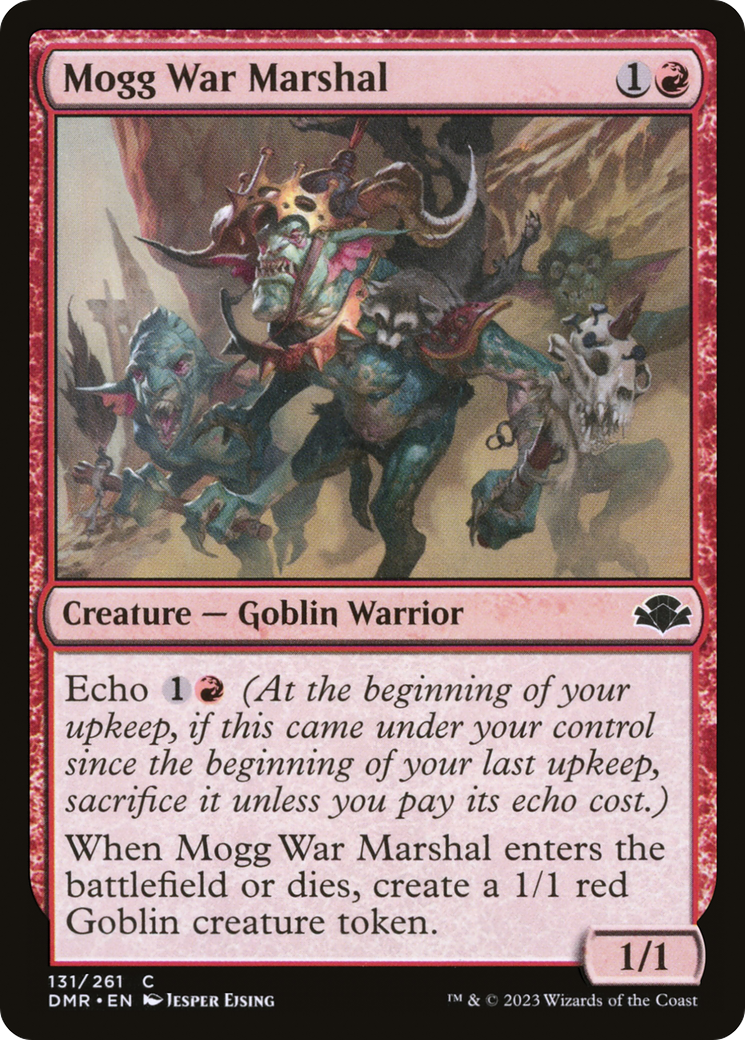 Mogg War Marshal (DMR-131) [Dominaria Remastered] Foil