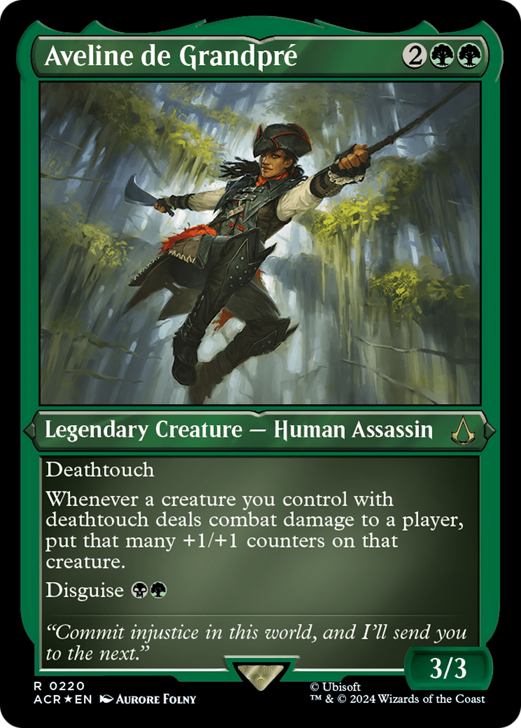 Aveline de Grandpré (ACR-220) [Assassin's Creed] Etched Foil