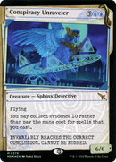 Conspiracy Unraveler (MKM-379) [Murders at Karlov Manor]: (Showcase) Foil
