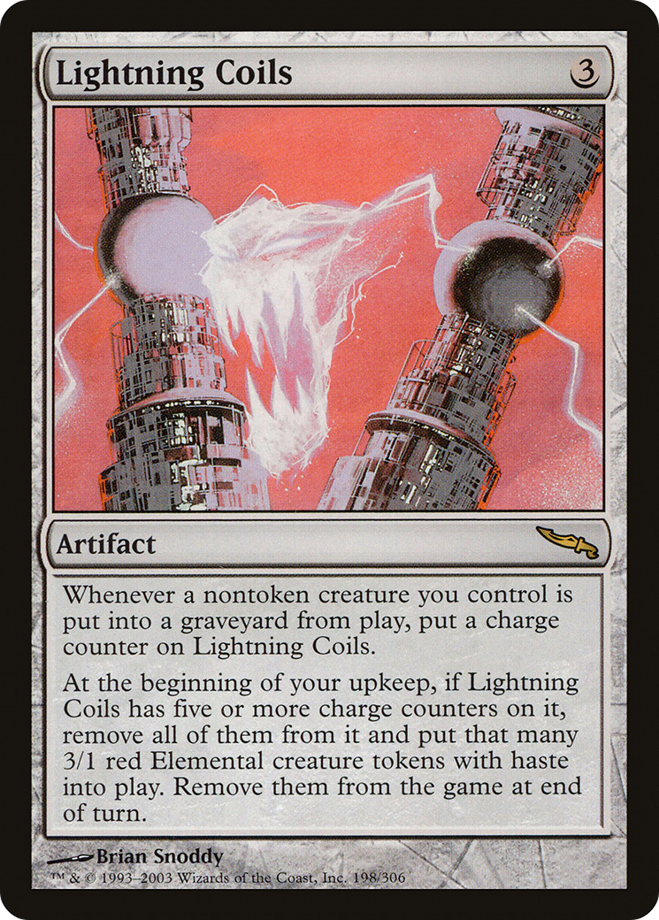 Lightning Coils (MRD-198) [Mirrodin] Foil