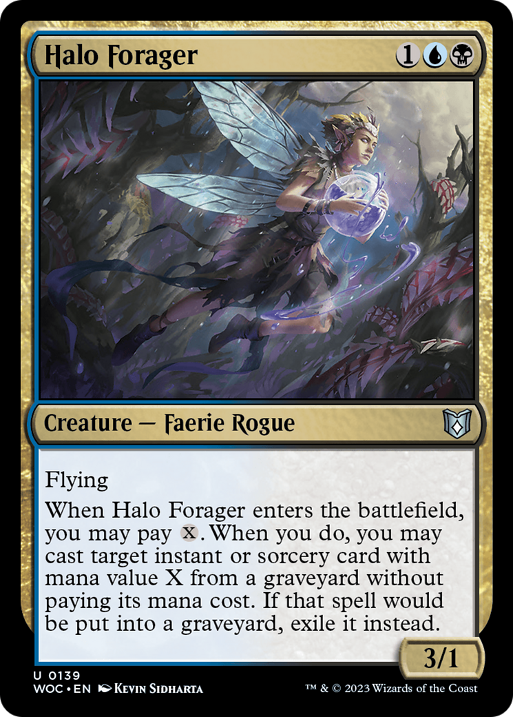 Halo Forager (WOC-139) [Wilds of Eldraine Commander]