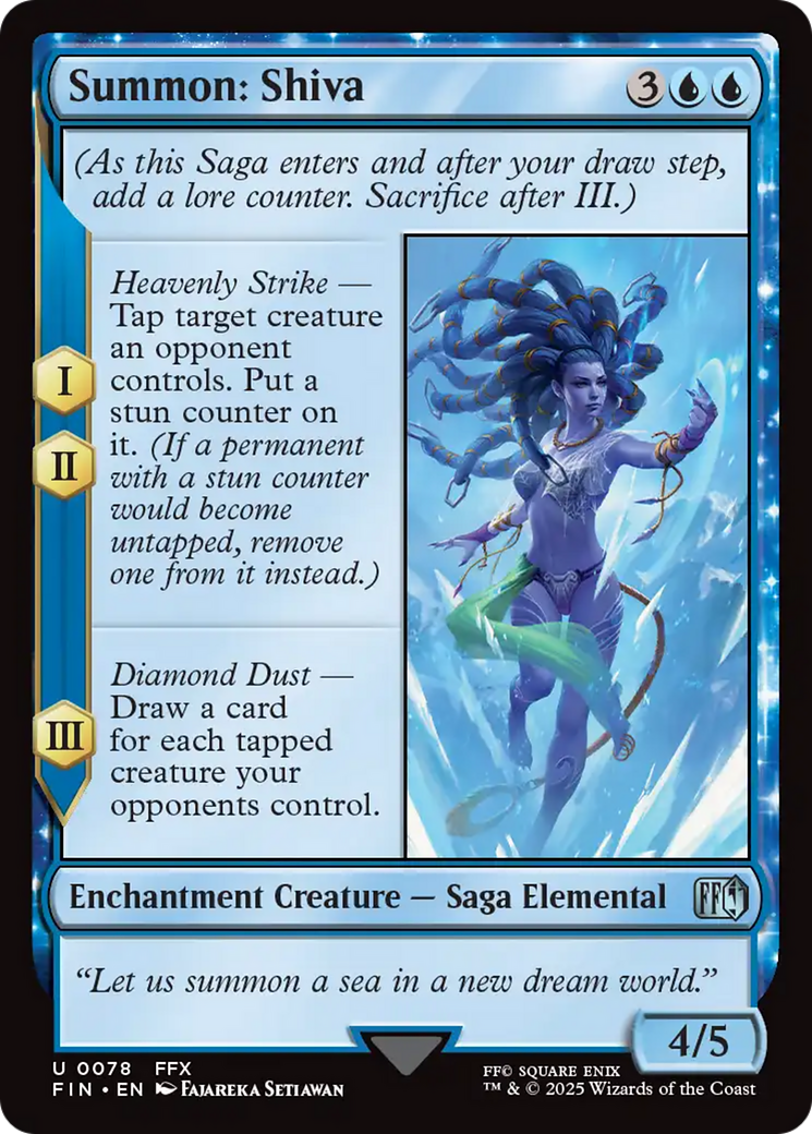 Summon: Shiva (FIN-078) [FINAL FANTASY] Foil