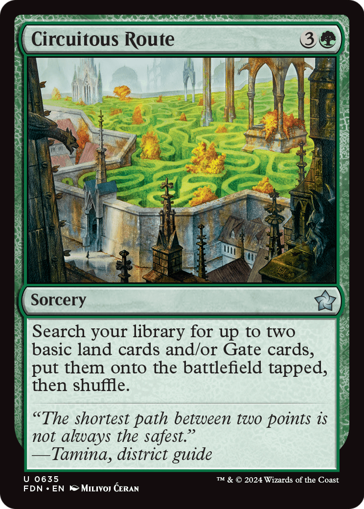 Circuitous Route (FDN-635) [Foundations]