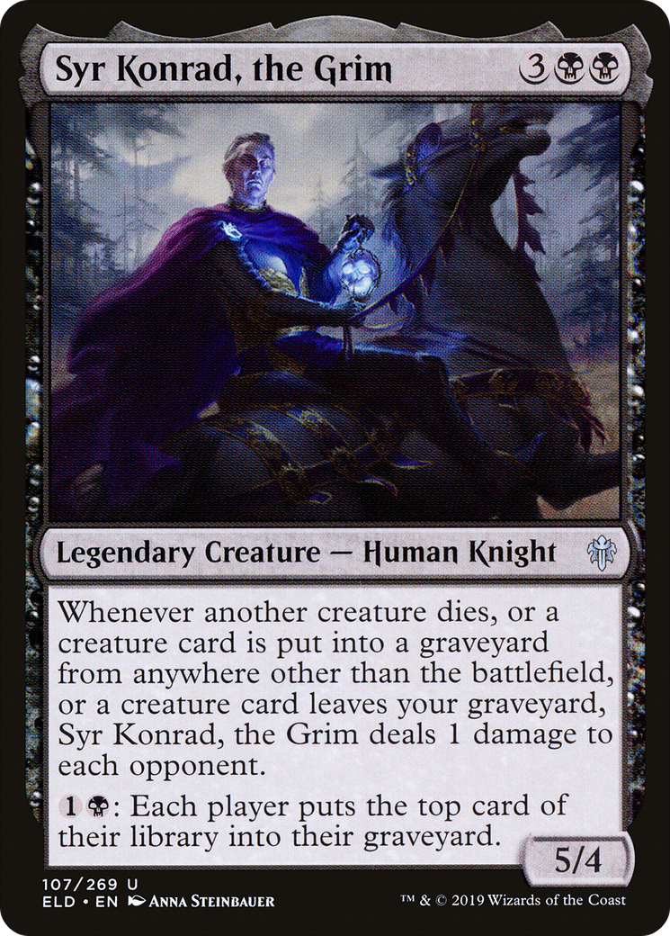 Syr Konrad, the Grim (ELD-107) [Throne of Eldraine] Foil