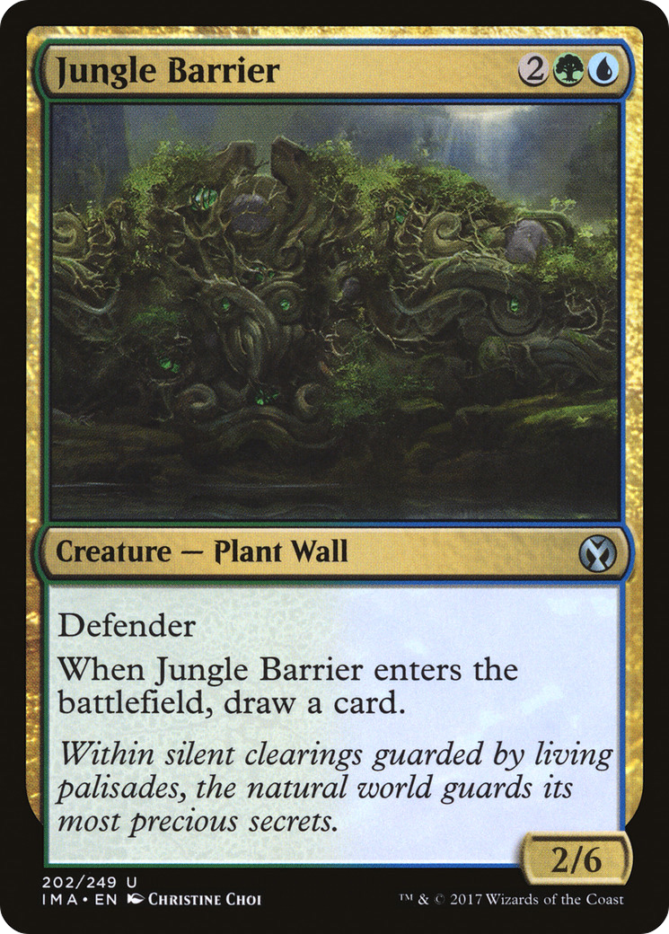 Jungle Barrier (IMA-202) [Iconic Masters] Foil
