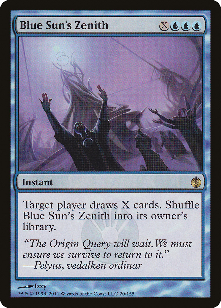Blue Sun's Zenith (MBS-020) [Mirrodin Besieged] Foil