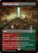 Thornspire Verge (Borderless) (DSK-333) [Duskmourn: House of Horror] Foil