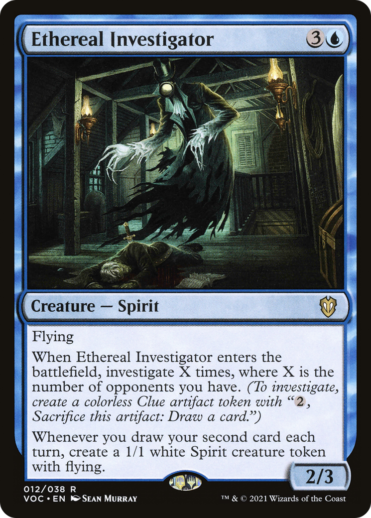 Ethereal Investigator (VOC-012) [Crimson Vow Commander]