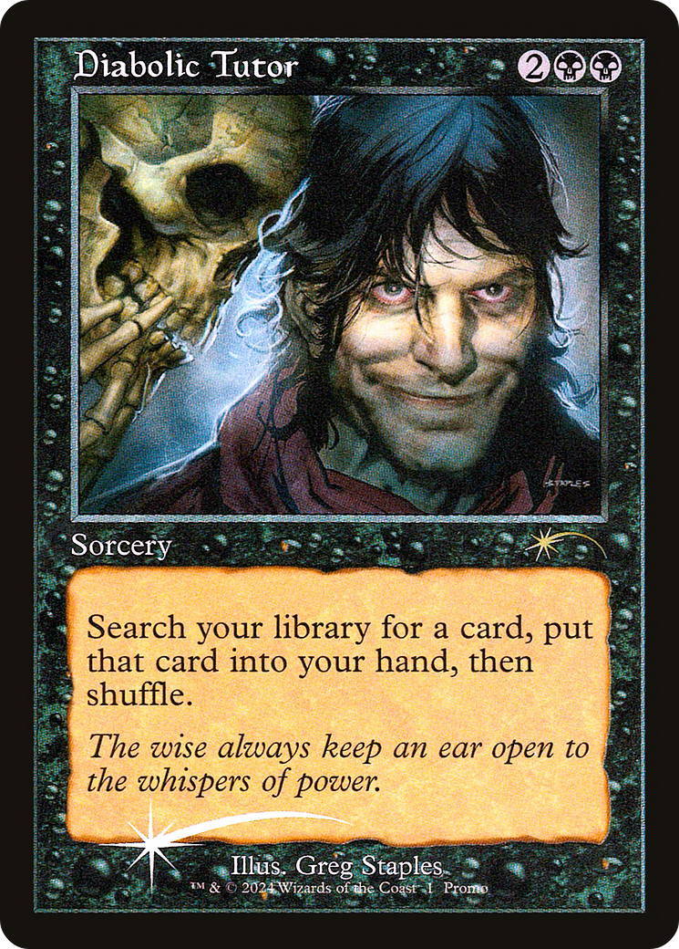 Diabolic Tutor (WPN) foil