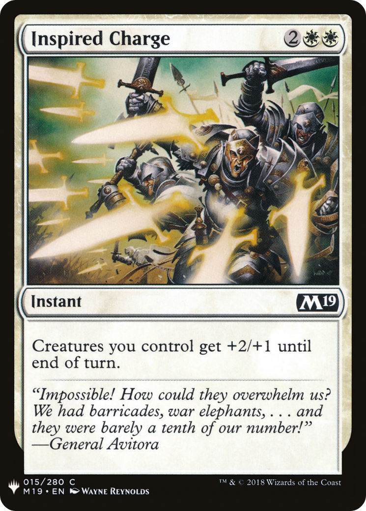 Inspired Charge (LIST-M19-15) [The List]