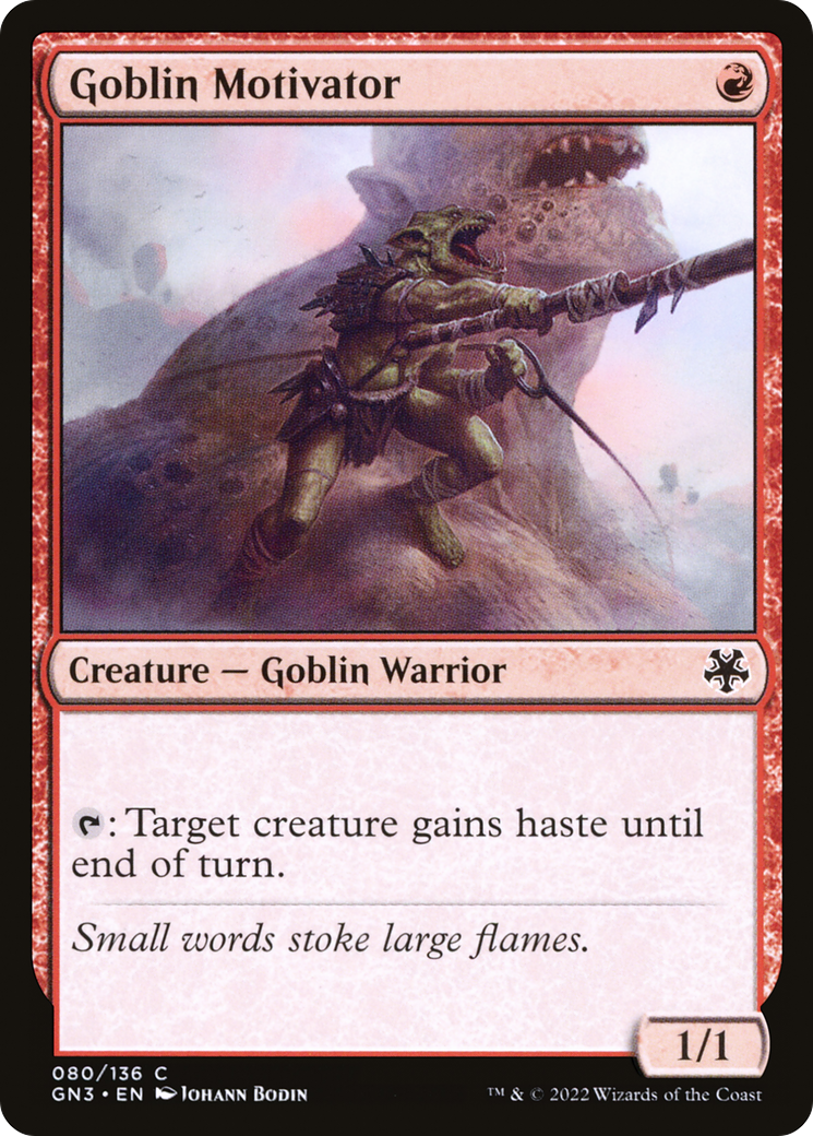 Goblin Motivator (GN3-080) [Game Night: Free-for-All]