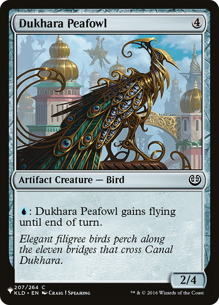 Dukhara Peafowl (LIST-KLD-207) [The List]