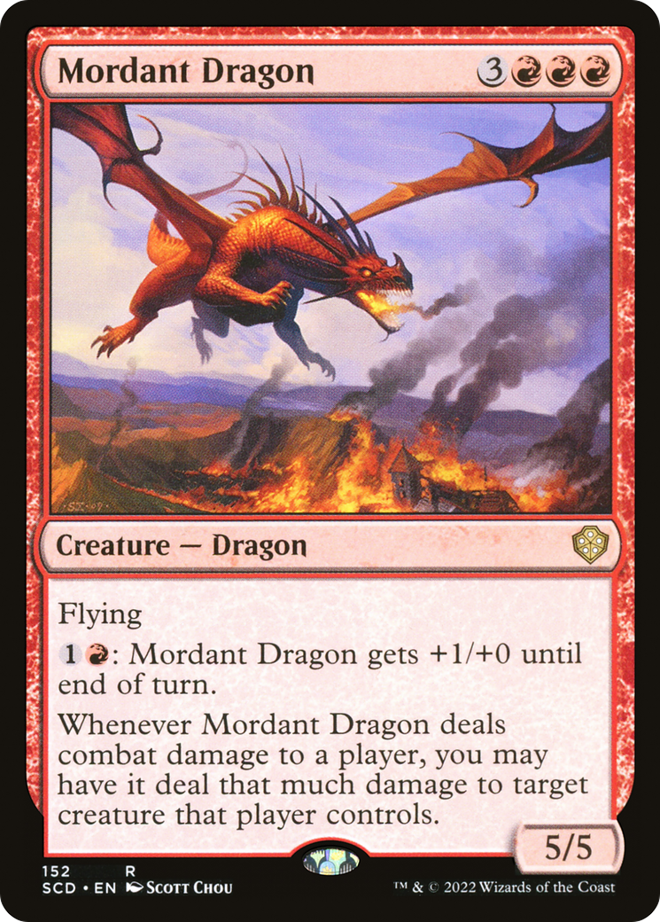 Mordant Dragon (SCD-152) [Starter Commander Decks]