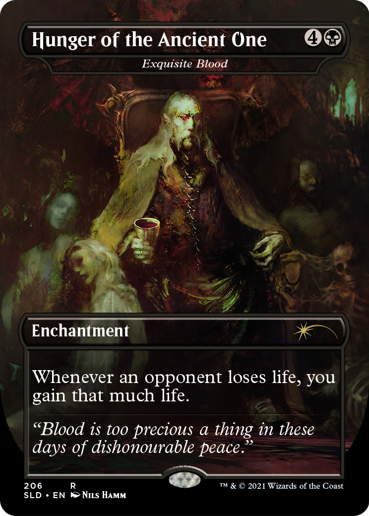Hunger of the Ancient One - Exquisite Blood (SLD-206) (Borderless) [Secret Lair Drop]