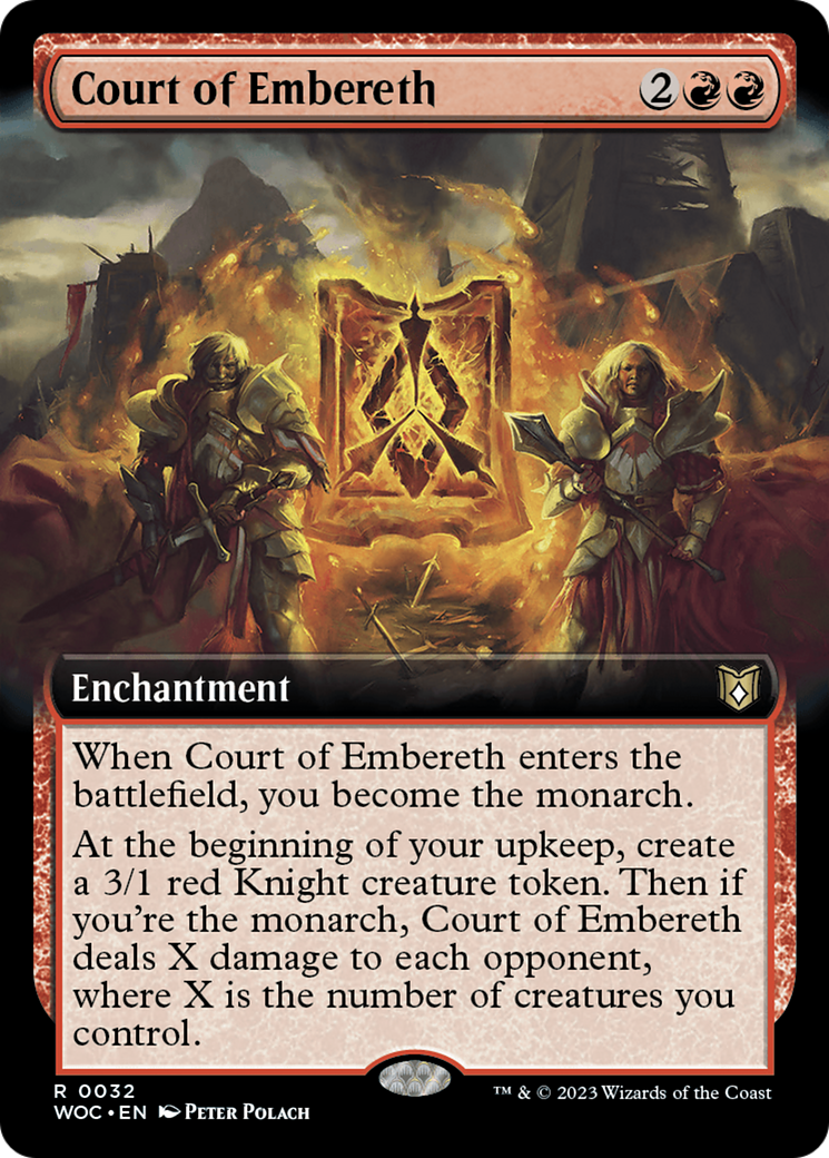 Court of Embereth (WOC-032) [Wilds of Eldraine Commander]: (Extended Art)