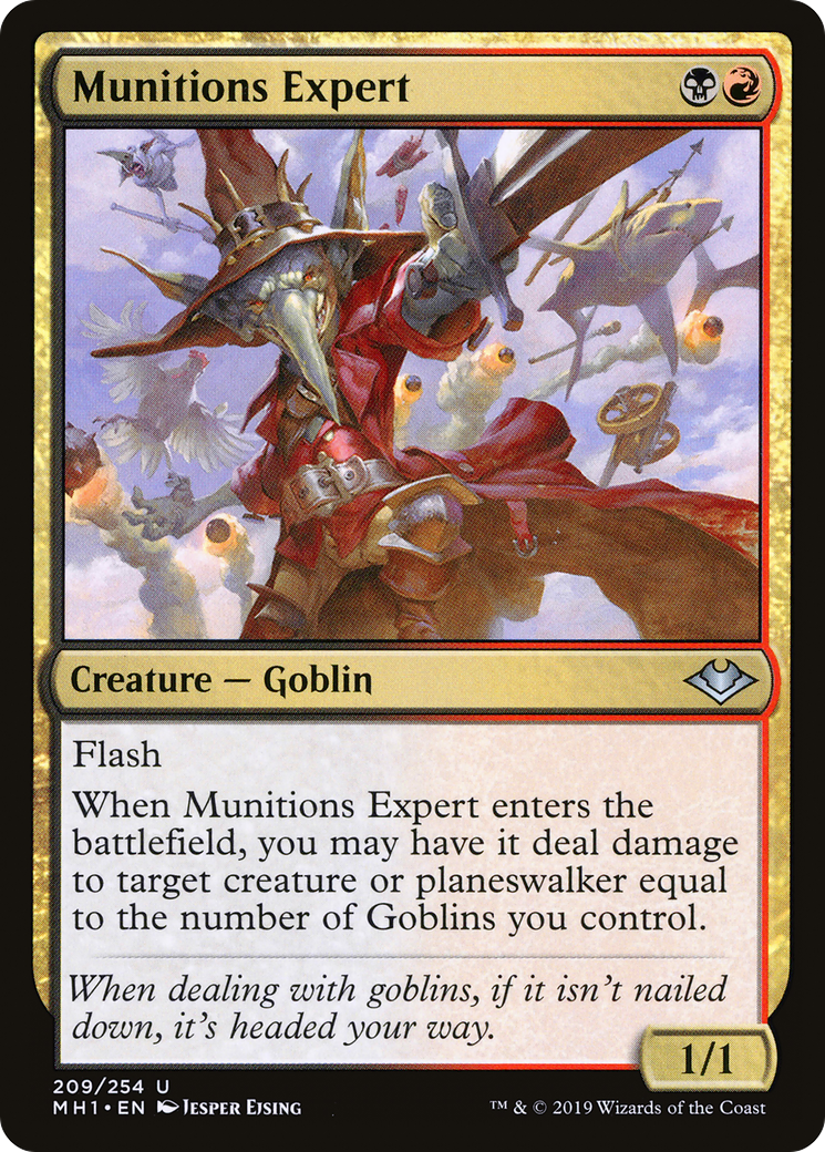 Munitions Expert (MH1-209) [Modern Horizons]