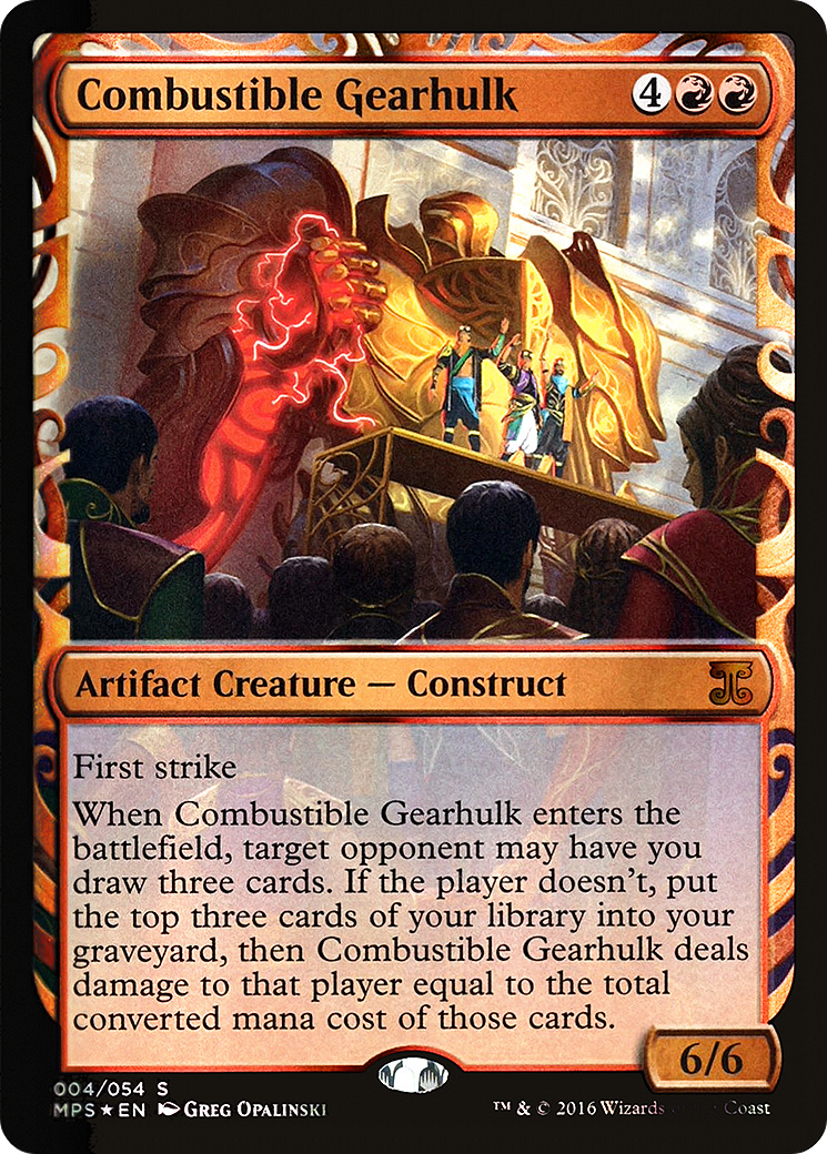 Combustible Gearhulk (MPS-004) [Kaladesh Inventions] Foil
