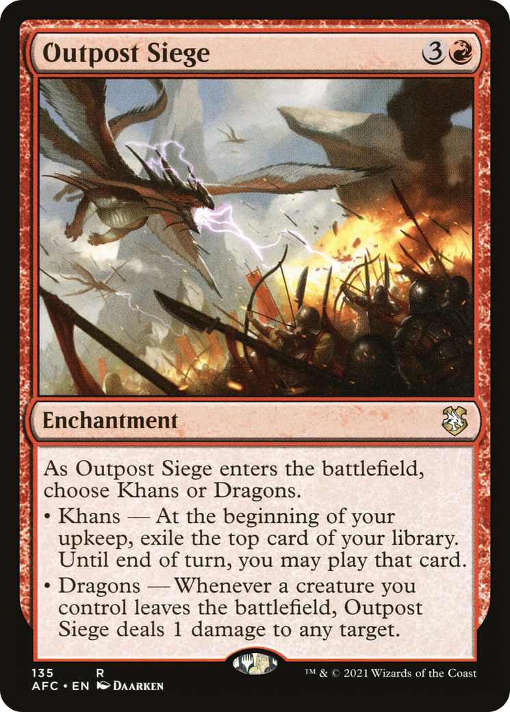 Outpost Siege (AFC-135) [Forgotten Realms Commander]