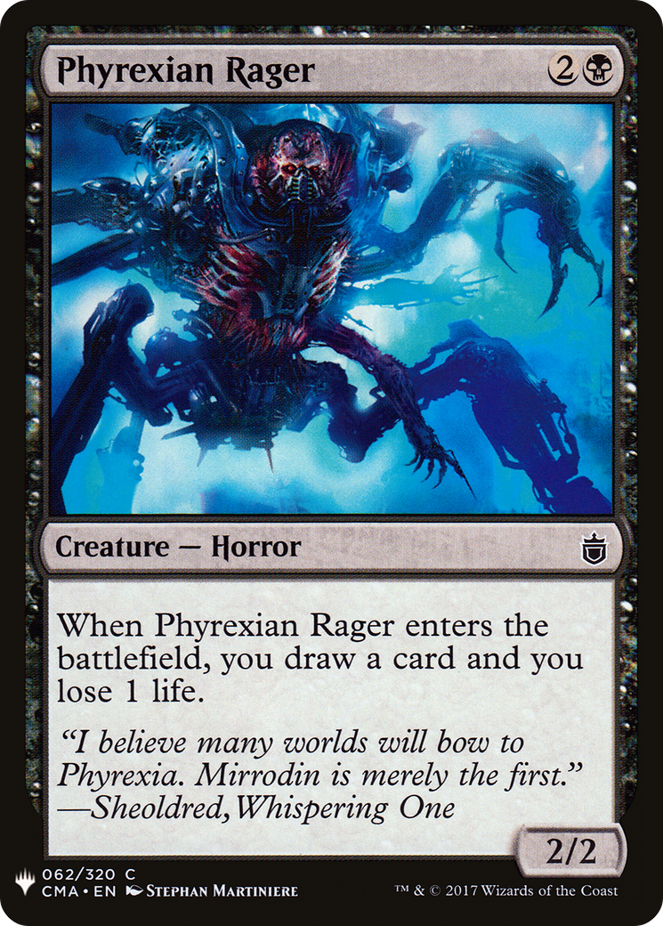 Phyrexian Rager (LIST-CMA-62) [The List]