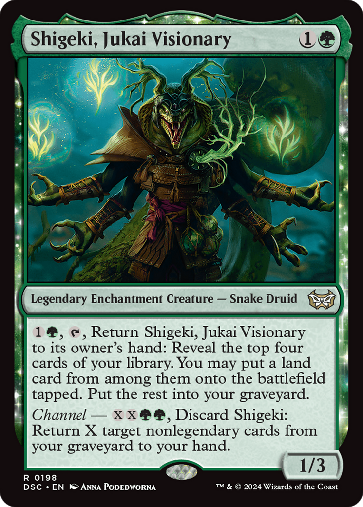 Shigeki, Jukai Visionary (DSC-198) [Duskmourn: House of Horror Commander]