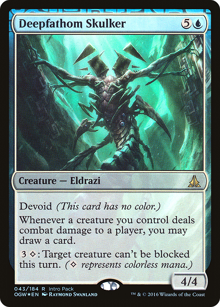 Deepfathom Skulker (UMP-043) [Oath of the Gatewatch Promos] Foil