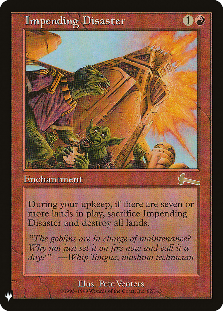 Impending Disaster (LIST-ULG-82) [The List]