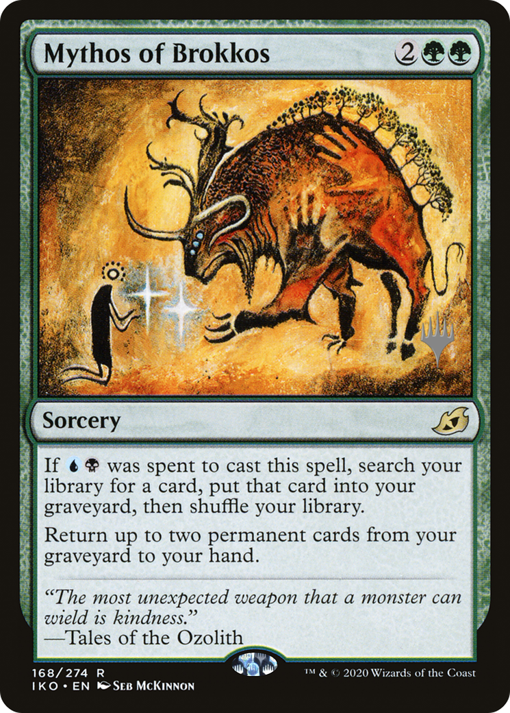 Mythos of Brokkos (PPIKO-168P) [Ikoria: Lair of Behemoths Promos]