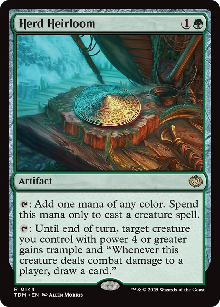 Herd Heirloom (TDM-144) [Tarkir: Dragonstorm] Foil