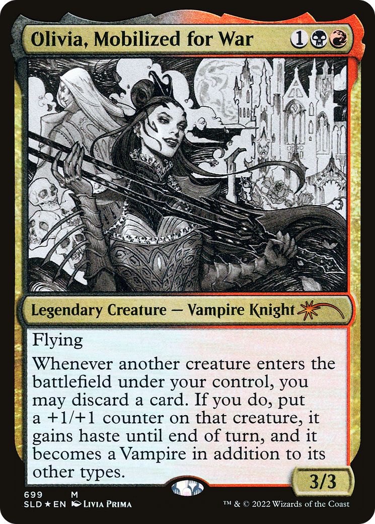 Olivia, Mobilized for War (Sketch Showcase) (SLD-699) [Secret Lair Drop]