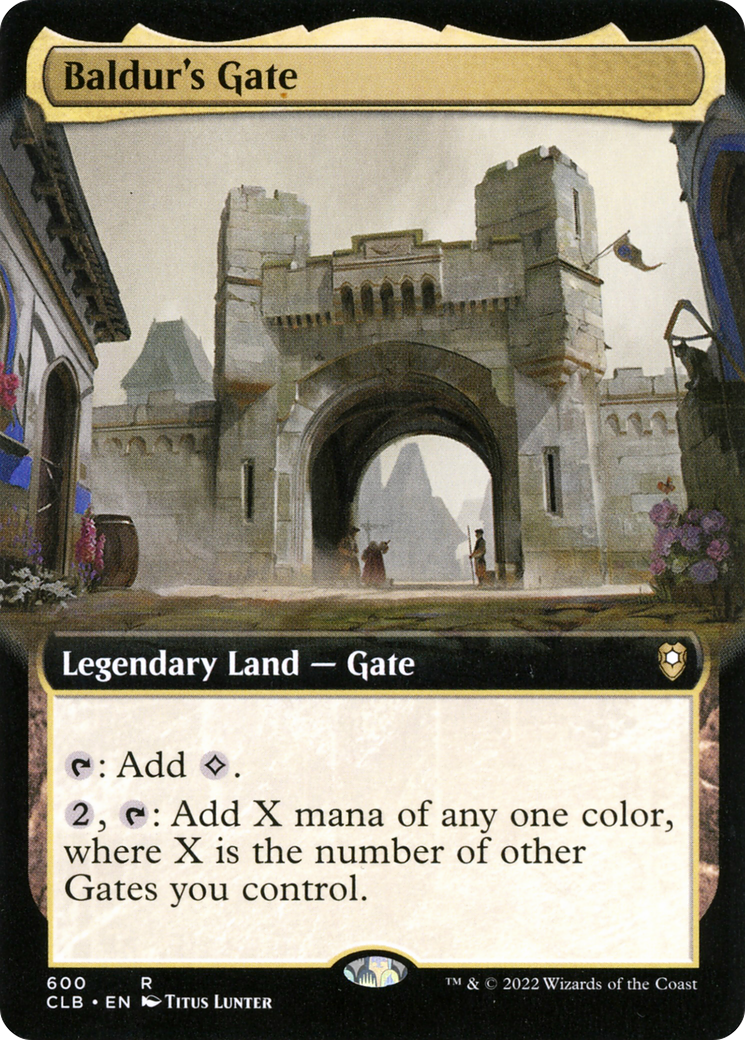 Baldur's Gate (Extended Art) (CLB-600) [Commander Legends: Battle for Baldur's Gate]