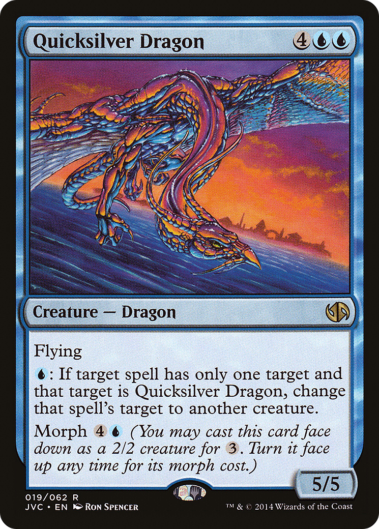 Quicksilver Dragon (DD3-019) [Duel Decks Anthology: Jace vs. Chandra]