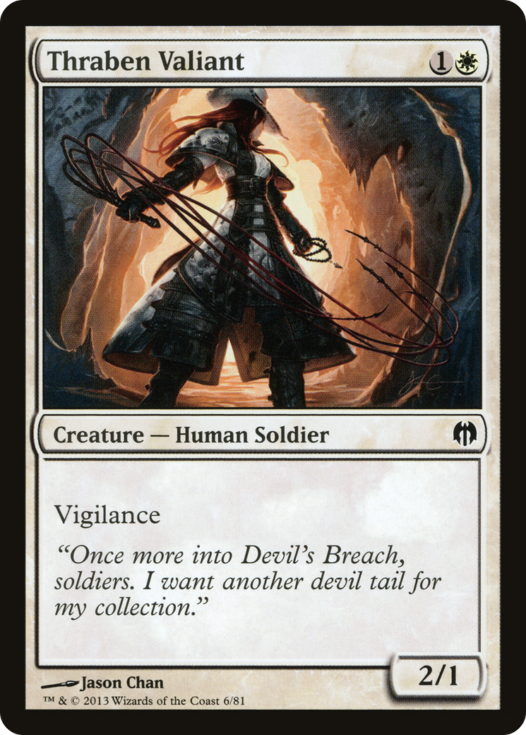 Thraben Valiant (DDL-006) [Duel Decks: Heroes vs. Monsters]