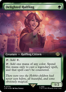 Delighted Halfling (LTR-774) [The Lord of the Rings: Tales of Middle-earth]: (Extended Art) Foil