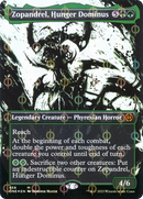 Zopandrel, Hunger Dominus (ONE-458) [Phyrexia: All Will Be One]: (Showcase) (Borderless) Foil