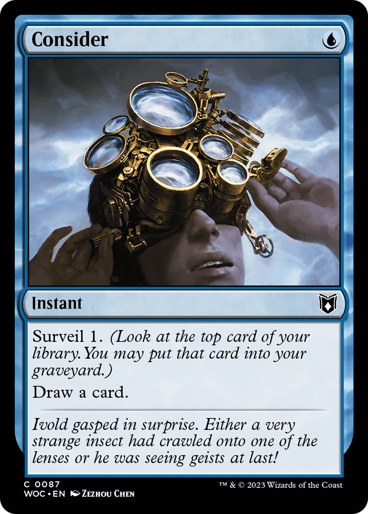 Consider (WOC-087) [Wilds of Eldraine Commander]