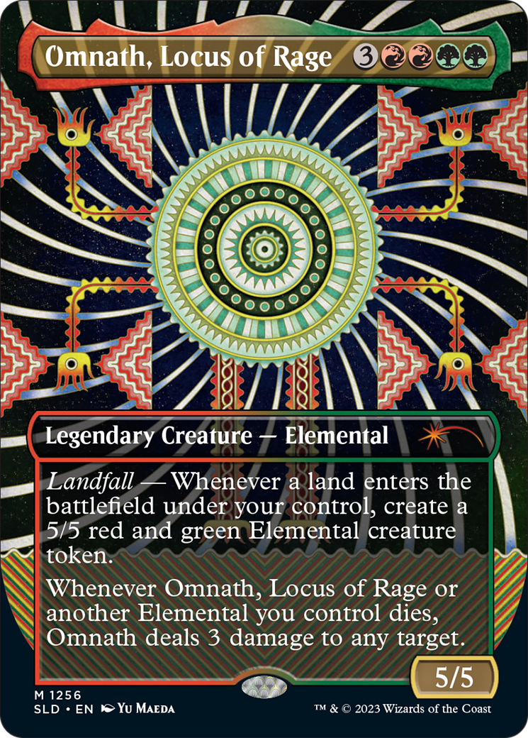 Omnath, Locus of Rage (SLD-1256) (Borderless) [Secret Lair Drop]