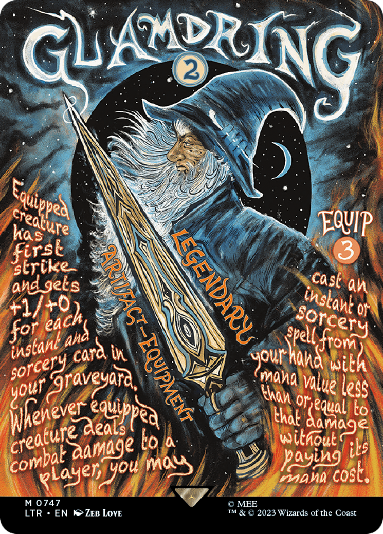 Glamdring (Borderless Poster) (LTR-747) [The Lord of the Rings: Tales of Middle-earth]