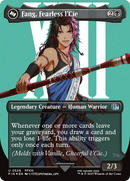 Fang, Fearless l'Cie (Borderless) (Surge Foil) (FIN-526) [FINAL FANTASY] (Borderless) Foil