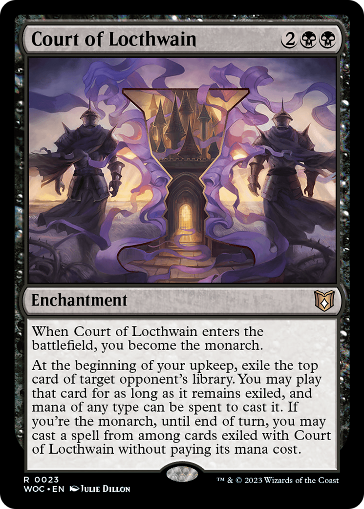 Court of Locthwain (WOC-023) [Wilds of Eldraine Commander]