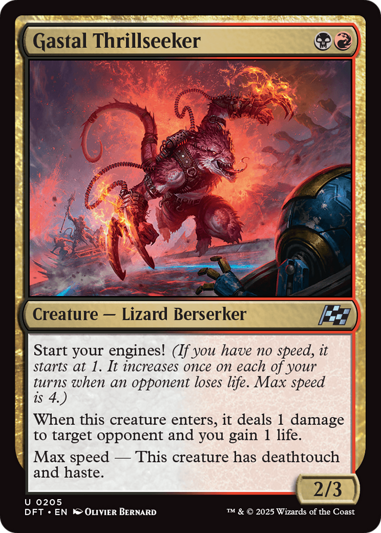 Gastal Thrillseeker (DFT-205) [Aetherdrift] Foil