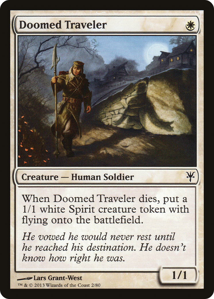Doomed Traveler (DDK-002) [Duel Decks: Sorin vs. Tibalt]