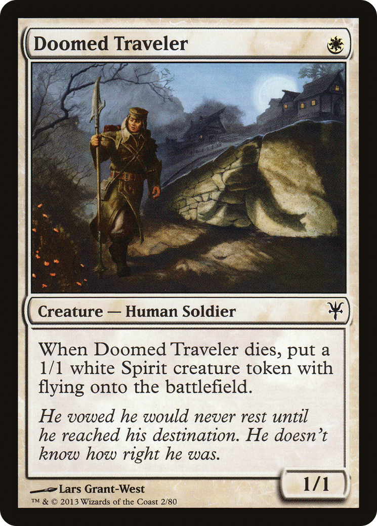 Doomed Traveler (DDK-002) [Duel Decks: Sorin vs. Tibalt]