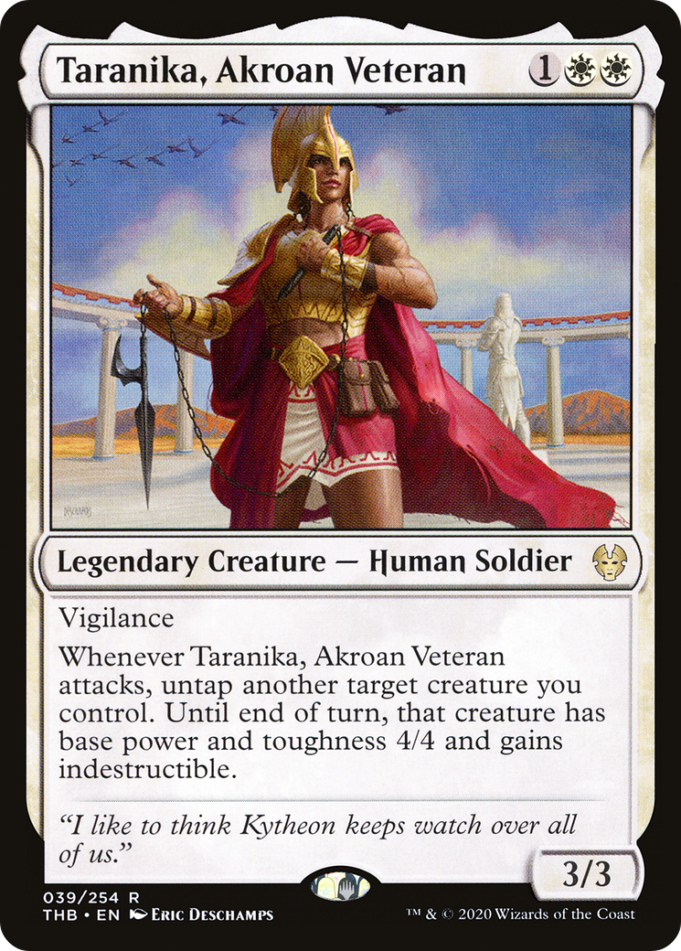 Taranika, Akroan Veteran (THB-039) [Theros Beyond Death]