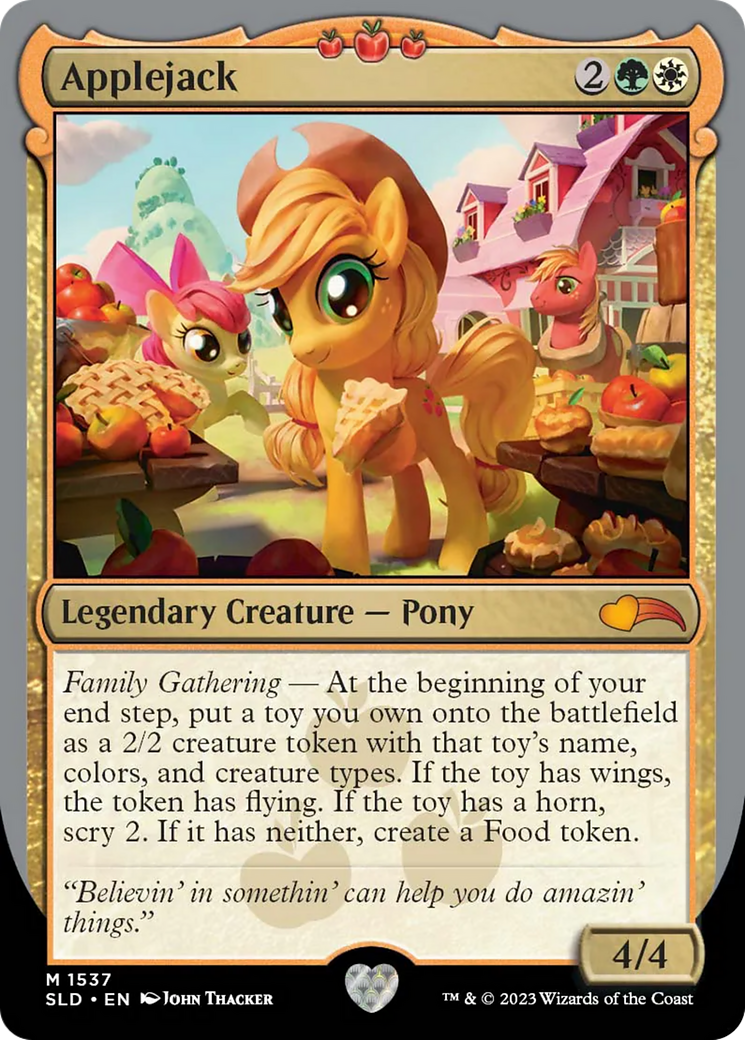 Applejack (SLD-1537) [Secret Lair Drop]