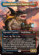 Captain Howler, Sea Scourge (DFT-361) [Aetherdrift] (Borderless) Foil