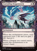 Corroding Dragonstorm (TDM-297) [Tarkir: Dragonstorm]: (Showcase, enchantment)