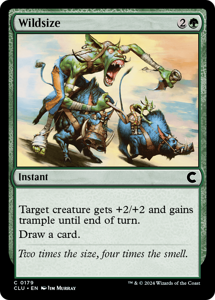 Wildsize (CLU-179) [Ravnica: Clue Edition]