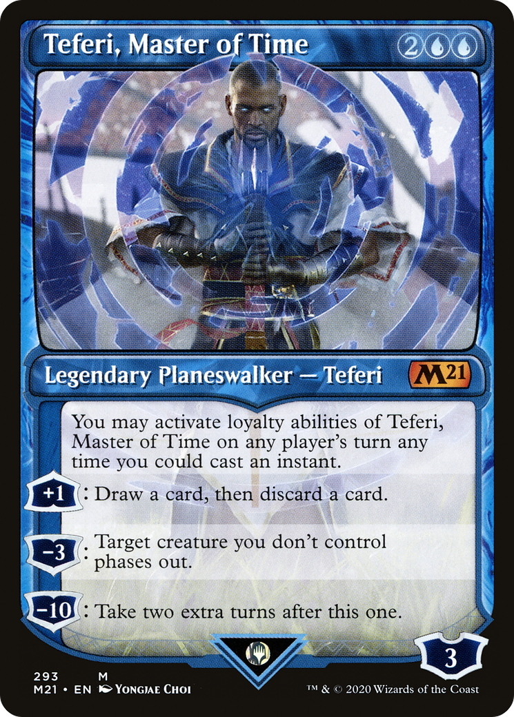 Teferi, Master of Time (Showcase) (M21-293) [Core Set 2021]
