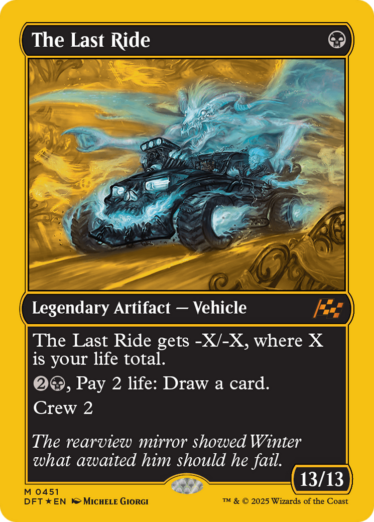 The Last Ride (DFT-451) [Aetherdrift] Foil