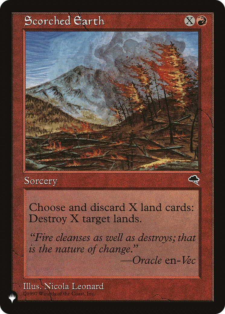 Scorched Earth (LIST-TMP-200) [The List]